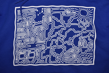 Load image into Gallery viewer, "Under The Sun" Trippy Hoodie, Blue