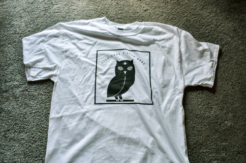 White Owl T-Shirt [SLEEPY.DESIGN] - SLEEPY.DESIGN