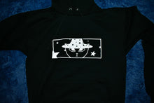 Load image into Gallery viewer, Wizard Cat Hoodie, Black [SLEEPY.DESIGN] - SLEEPY.DESIGN
