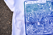 Load image into Gallery viewer, Trippy Space Saturn T-Shirt [SLEEPY.DESIGN]
