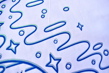 Load image into Gallery viewer, Trippy Space Saturn T-Shirt [SLEEPY.DESIGN]
